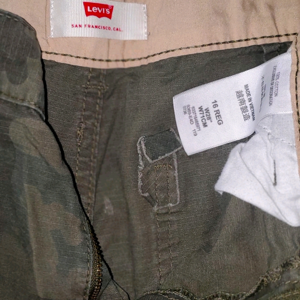 Big Boys camouflage cargo shorts